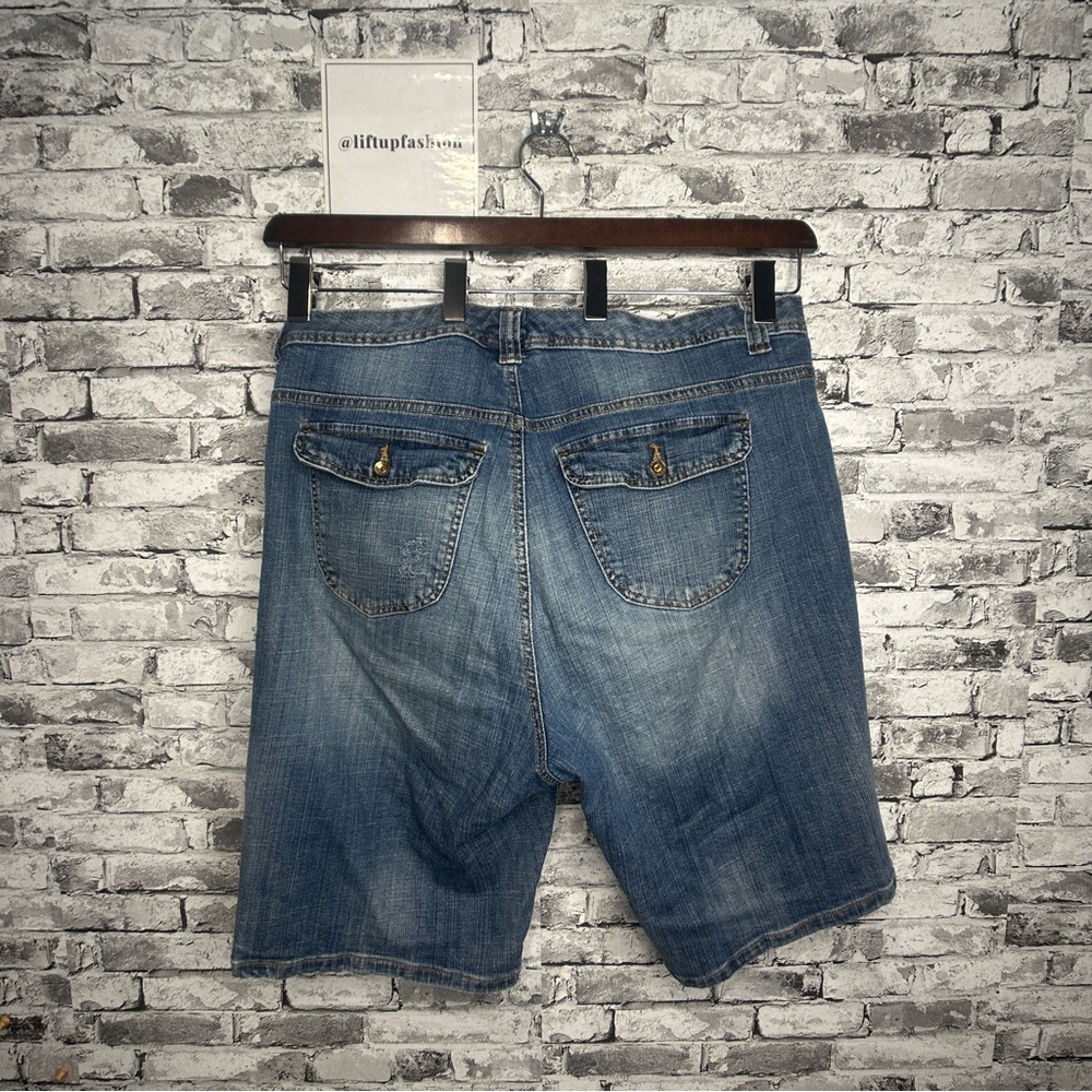 EUC Tommy Hilfiger Womens Blue Denim Jean Shorts - Picture 8 of 16